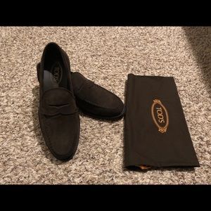 Tod’s Classic Suede Penny Loafers